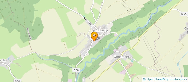 localisation de l'entreprise MONSIEUR PAUL MILLOT  HOUDREVILLE