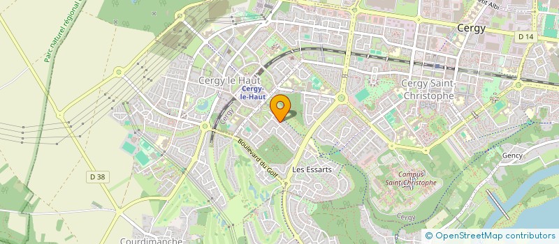 localisation de l'entreprise MONSIEUR PAUL MINEAU à CERGY
