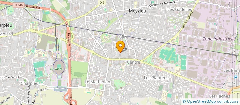 localisation de l'entreprise MONSIEUR PAUL MINES  MEYZIEU