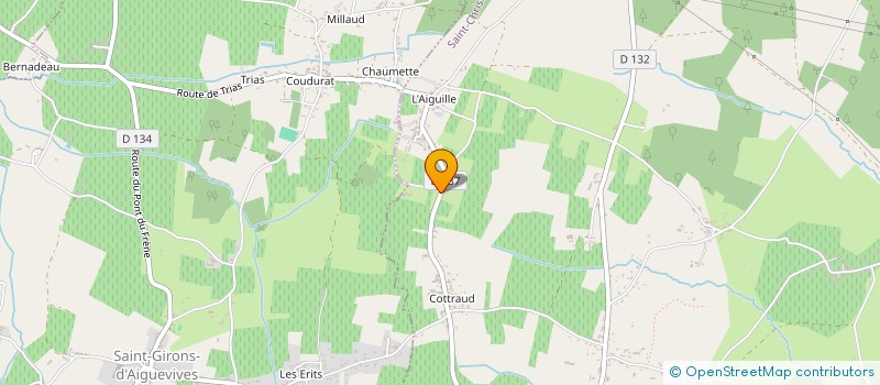 localisation de l'entreprise MONSIEUR PAUL MIQUET  SAINT-CHRISTOLY-DE-BLAYE