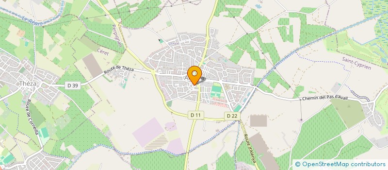 localisation de l'entreprise MONSIEUR PAUL MITJA  ALENYA