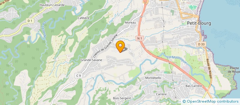 localisation de l'entreprise MONSIEUR PAUL MOIRET à PETIT-BOURG