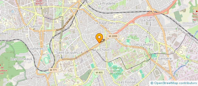 localisation de l'entreprise MONSIEUR PAUL MOLIMARD  CLERMONT-FERRAND