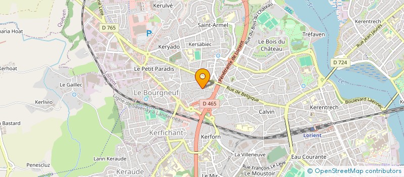 localisation de l'entreprise MONSIEUR PAUL MOLINS  LORIENT