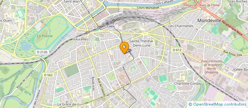 localisation de l'entreprise MONSIEUR PAUL MOLLIERE à CAEN