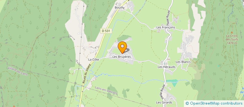 localisation de l'entreprise MONSIEUR PAUL MONIER  LANS-EN-VERCORS