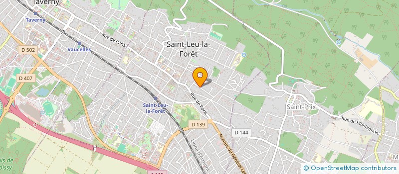 localisation de l'entreprise MONSIEUR PAUL MONIQUE  SAINT-LEU-LA-FORET