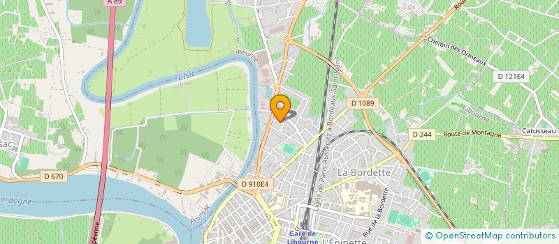localisation de l'entreprise MONSIEUR PAUL MONK à LIBOURNE