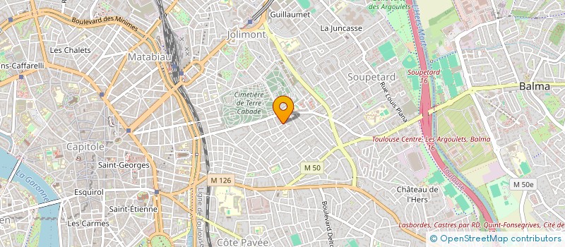 localisation de l'entreprise MONSIEUR PAUL MONTENONT à TOULOUSE
