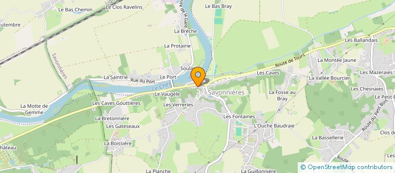 localisation de l'entreprise MONSIEUR PAUL MONTOT  SAVONNIERES