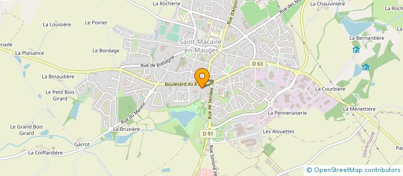 localisation de l'entreprise MONSIEUR PAUL MOREAU à SEVREMOINE