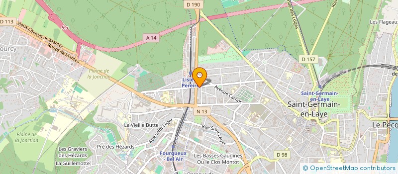 localisation de l'entreprise MONSIEUR PAUL MORET  SAINT-GERMAIN-EN-LAYE