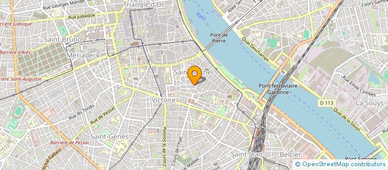 localisation de l'entreprise MONSIEUR PAUL MORHAIN  BORDEAUX