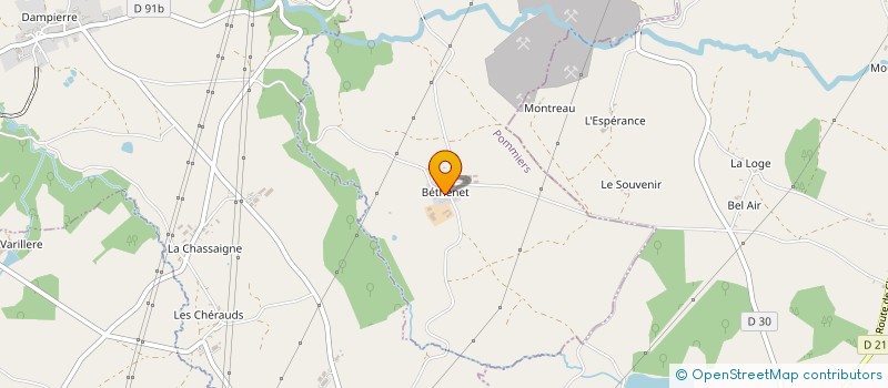 localisation de l'entreprise MONSIEUR PAUL MORICHON à POMMIERS