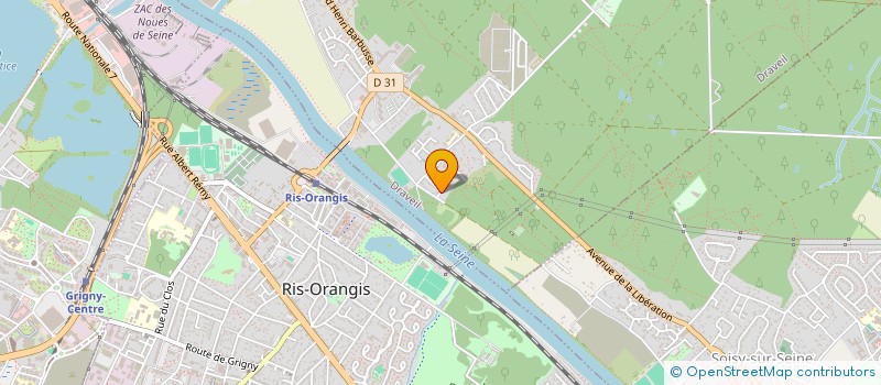 localisation de l'entreprise MONSIEUR PAUL MORIN à DRAVEIL