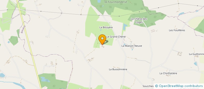 localisation de l'entreprise MONSIEUR PAUL MORINEAU  BOUERE