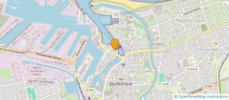 localisation de l'entreprise MONSIEUR PAUL MOTTEZ à DUNKERQUE