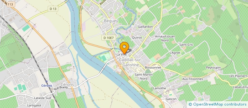 localisation de l'entreprise MONSIEUR PAUL MOUNICOUX  CADILLAC-SUR-GARONNE