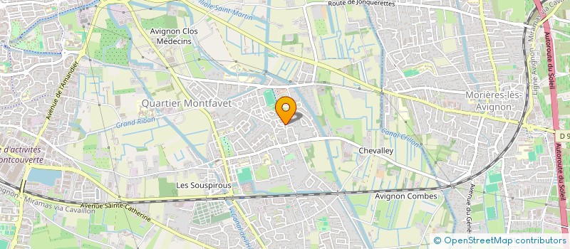 localisation de l'entreprise MONSIEUR PAUL MOUREAU  AVIGNON