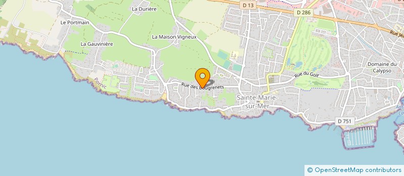 localisation de l'entreprise MONSIEUR PAUL MOUREAU à PORNIC