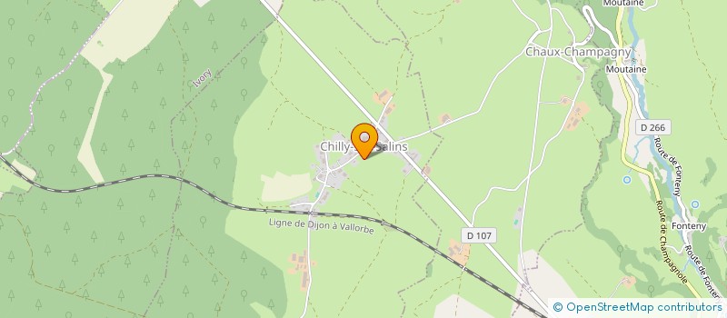 localisation de l'entreprise MONSIEUR PAUL MOUREY  CHILLY-SUR-SALINS