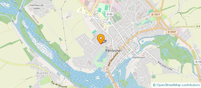 localisation de l'entreprise MONSIEUR PAUL MOURIER  PERONNE