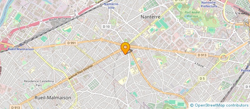 localisation de l'entreprise MONSIEUR PAUL NAASSAN à NANTERRE