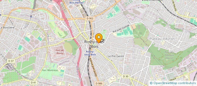 localisation de l'entreprise MONSIEUR PAUL NABAL à ROSNY-SOUS-BOIS