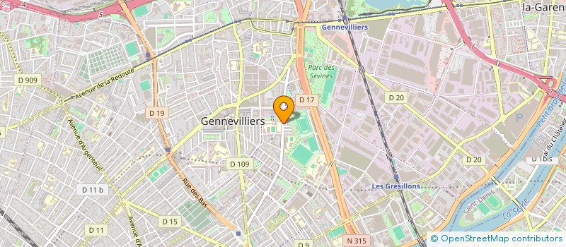 localisation de l'entreprise MONSIEUR PAUL NASSARD à GENNEVILLIERS