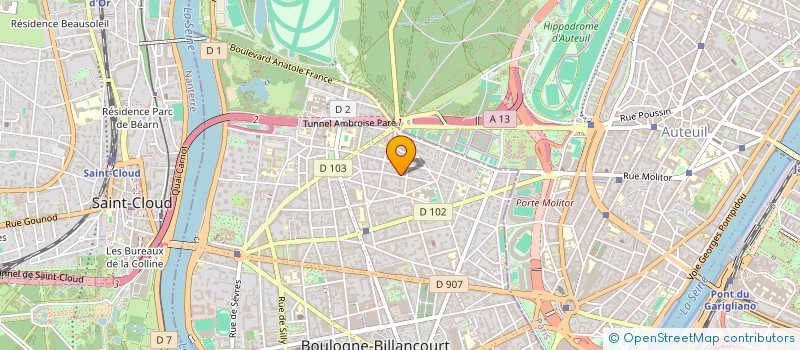 localisation de l'entreprise MONSIEUR PAUL NATAF à BOULOGNE-BILLANCOURT