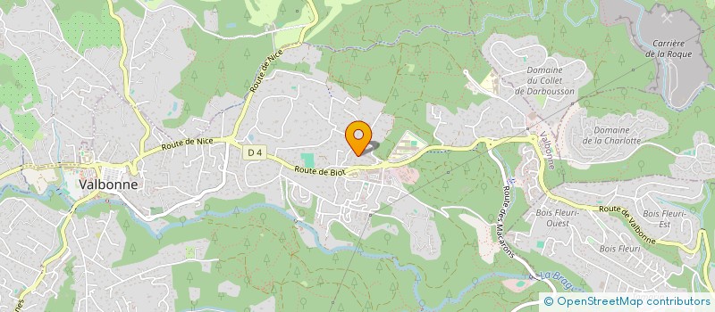 localisation de l'entreprise MONSIEUR PAUL NAVARRO  VALBONNE