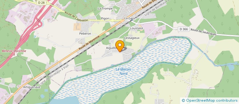 localisation de l'entreprise MONSIEUR PAUL NAZABAL  BENESSE-MAREMNE