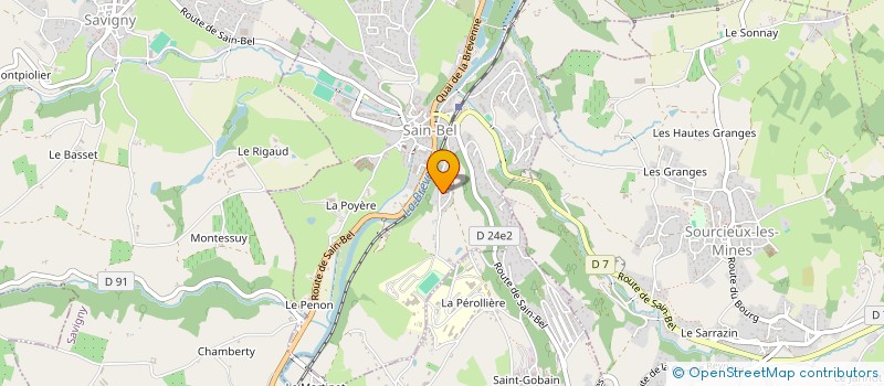 localisation de l'entreprise MONSIEUR PAUL NDJOM  SAIN-BEL