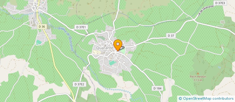 localisation de l'entreprise MONSIEUR PAUL NECTOUX  QUARANTE