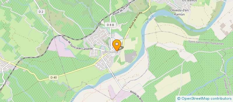 localisation de l'entreprise MONSIEUR PAUL NEGRE  BROUILLA