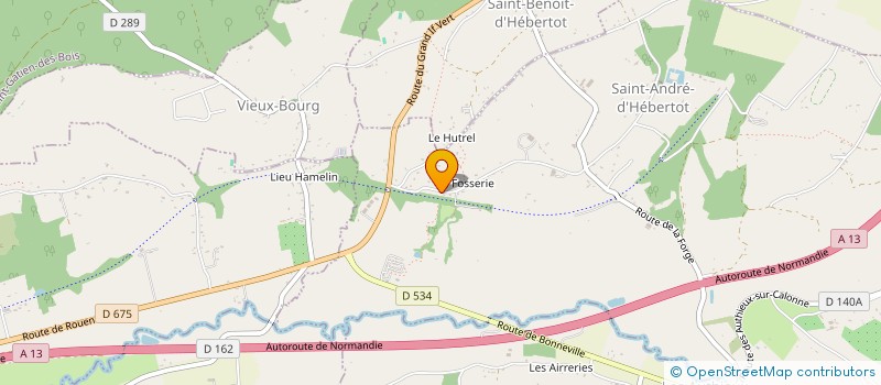 localisation de l'entreprise MONSIEUR PAUL NEUVILLE  SAINT-ANDRE-D'HEBERTOT