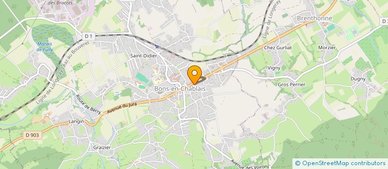 localisation de l'entreprise MONSIEUR PAUL NGUYEN  BONS-EN-CHABLAIS