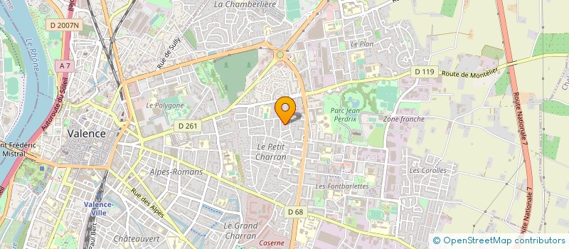 localisation de l'entreprise MONSIEUR PAUL NGUYEN VAN BINH à VALENCE