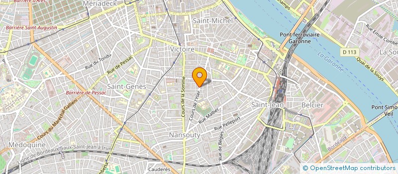 localisation de l'entreprise MONSIEUR PAUL NIVELLE  BORDEAUX