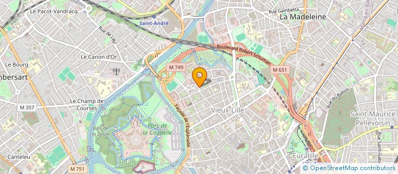 localisation de l'entreprise MONSIEUR PAUL NKENG BAKOUYACK  LILLE