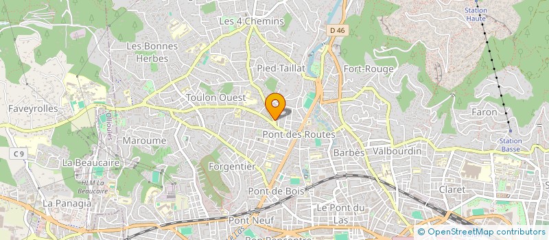 localisation de l'entreprise MONSIEUR PAUL NOIROT  TOULON