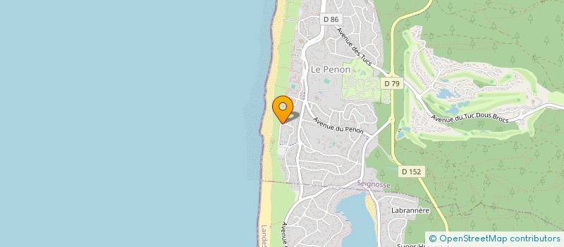 localisation de l'entreprise MONSIEUR PAUL NOLLET  SEIGNOSSE