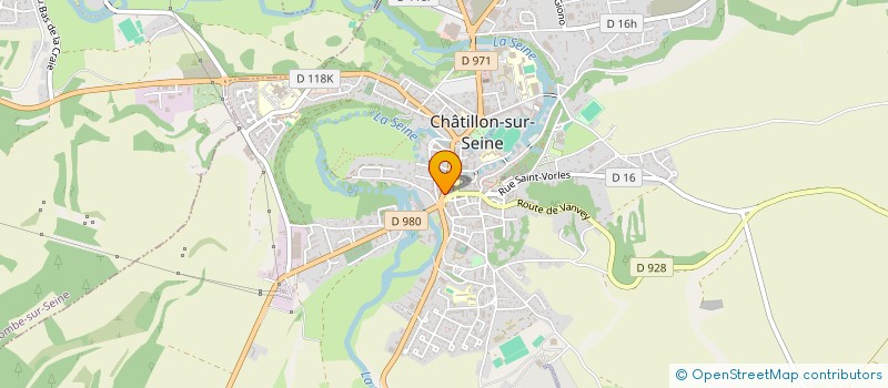 localisation de l'entreprise MONSIEUR PAUL NORIS  CHATILLON-SUR-SEINE