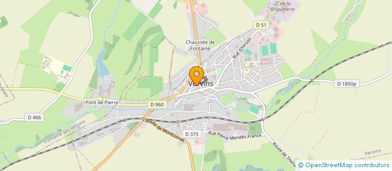 localisation de l'entreprise MONSIEUR PAUL NORMAND  VERVINS