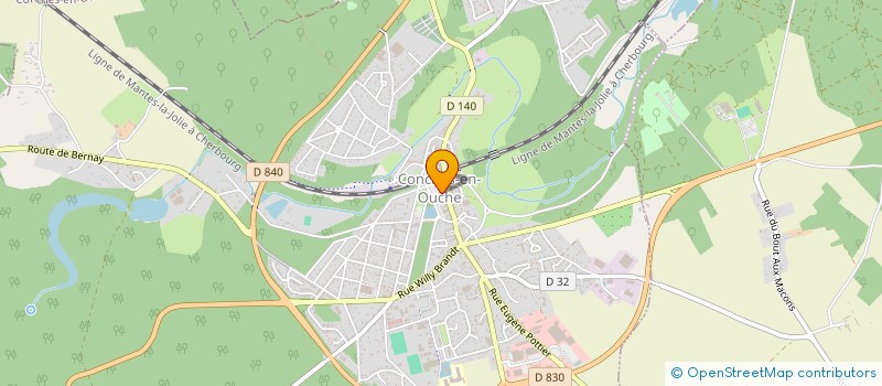 localisation de l'entreprise MONSIEUR PAUL ODEN  CONCHES-EN-OUCHE