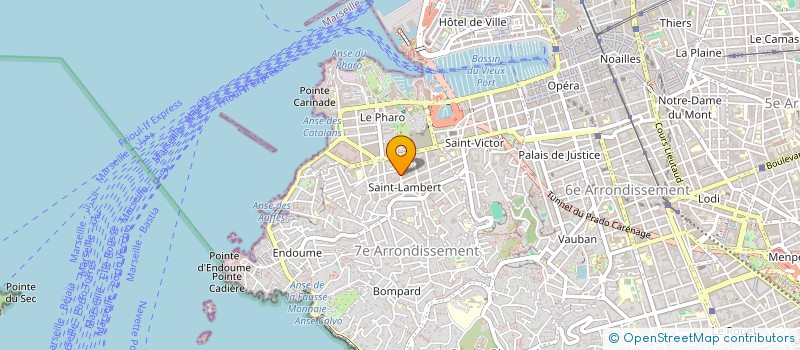 localisation de l'entreprise MONSIEUR PAUL OFCARD  MARSEILLE