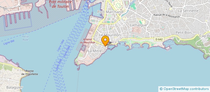 localisation de l'entreprise MONSIEUR PAUL OGGERO  TOULON