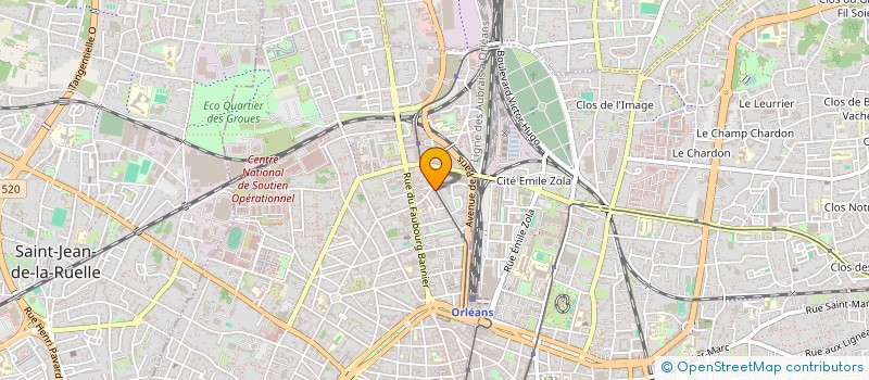 localisation de l'entreprise MONSIEUR PAUL OKEMBA NGOUET à ORLEANS