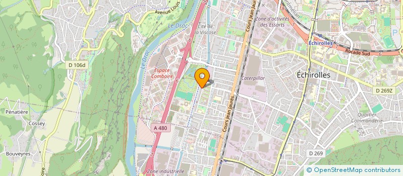 localisation de l'entreprise MONSIEUR PAUL OKODUWA AKHAMIOJIE à ECHIROLLES