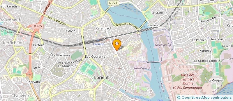 localisation de l'entreprise MONSIEUR PAUL OLLIVIER  LORIENT